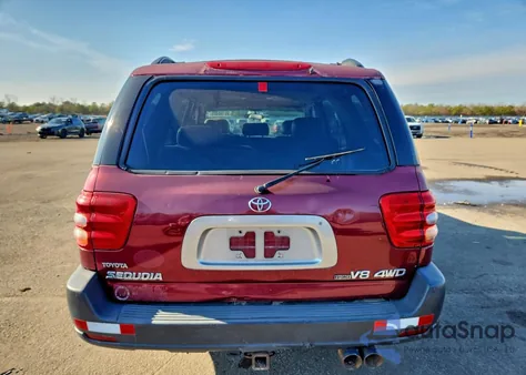 2004 Toyota Sequoia Sr5 from USA, damaged, VIN 5TDBT44A24S229437